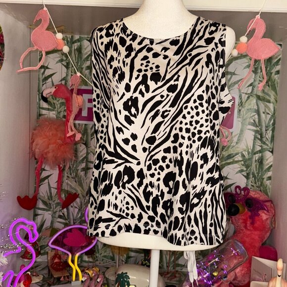 CHICO'S Women's Lightweight Stretch Tank Top Black Size 1 - Picture 1 of 4